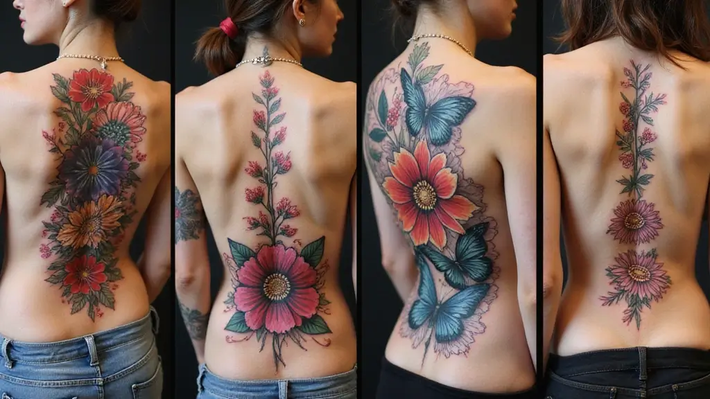 25 Feminine Spine Tattoos for Women That Radiate Beauty