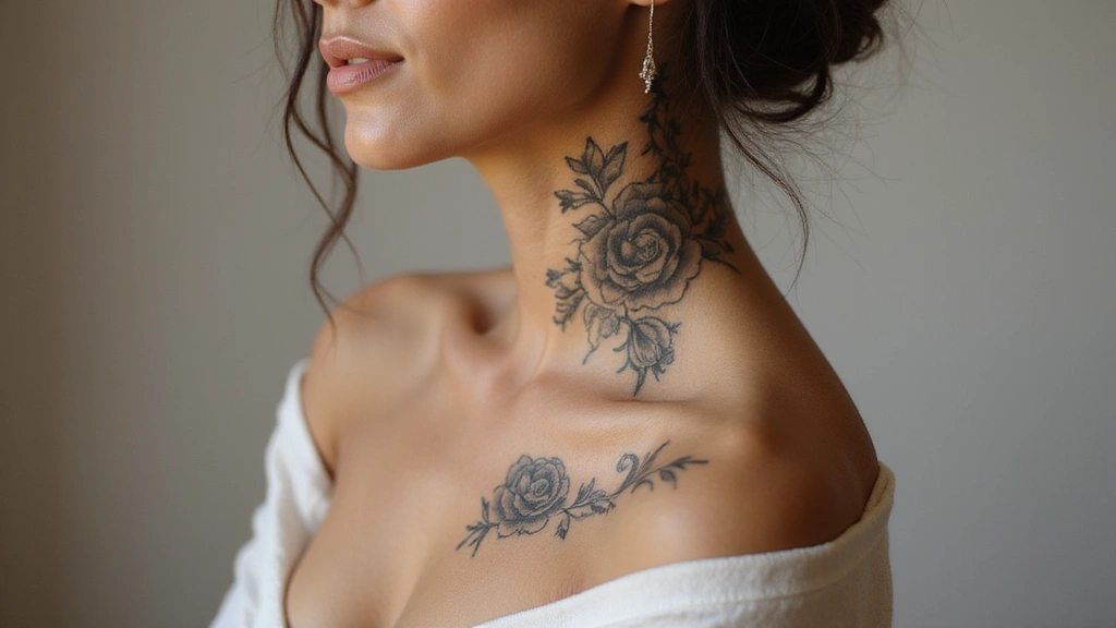 25 Pretty Neck Tattoos Women That Reflect Grace