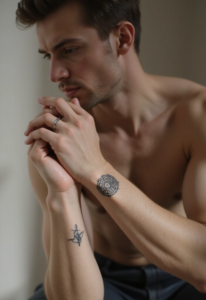25 Small Arm Tattoos for Men That Make a Subtle Impact - 17. Circle of Life