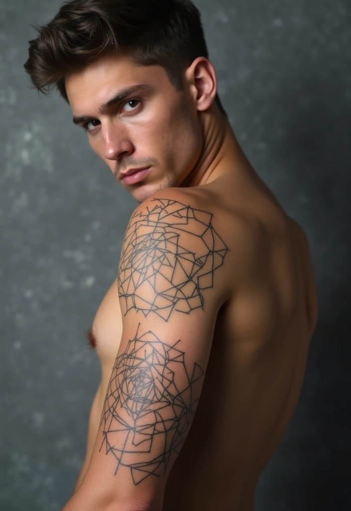 25 Small Arm Tattoos for Men That Make a Subtle Impact - 3. Simple Geometric Shapes