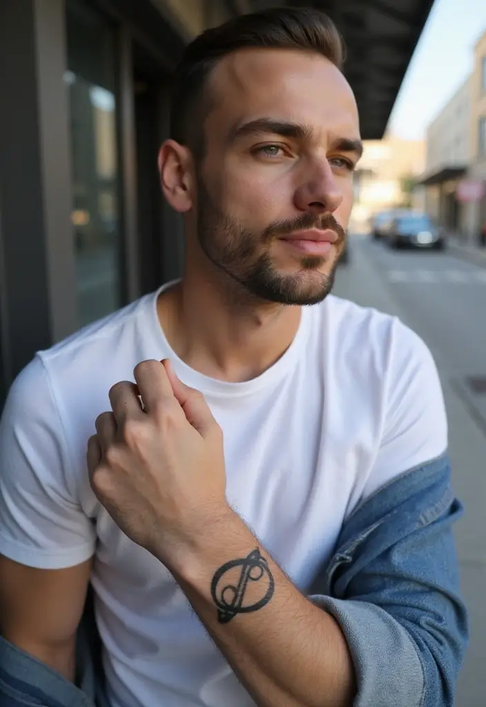 25 Small Arm Tattoos for Men That Make a Subtle Impact - 6. Small Infinity Symbol