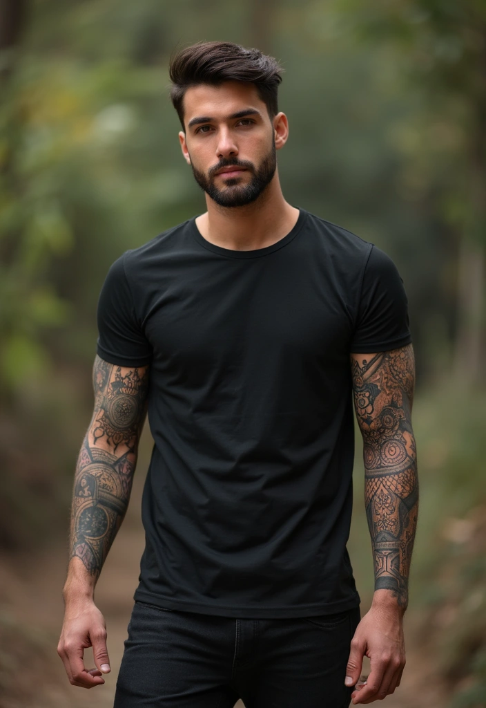 25 Tribal Sleeve Tattoos for Men That Represent Heritage - 16. Spiritual Symbols in Tattoos