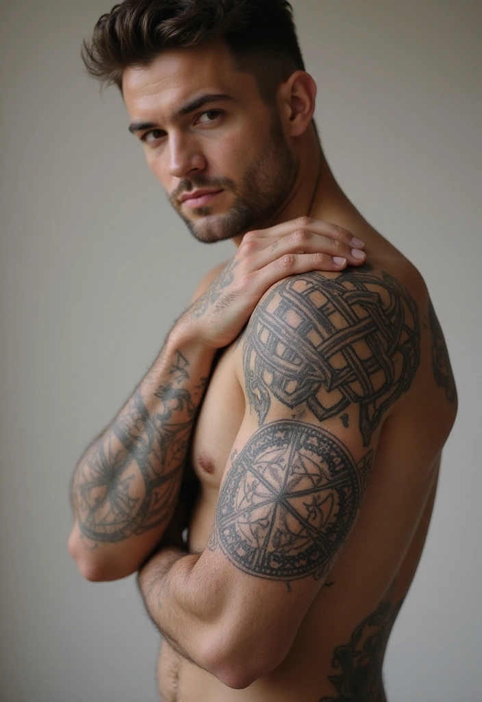 25 Tribal Sleeve Tattoos for Men That Represent Heritage - 5. Celtic Knots