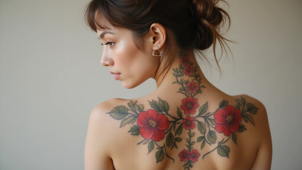 26 Spine Tattoos for Women Flowers That Bloom Beautifully