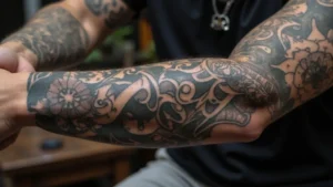 27 Black Sleeve Tattoos for Men That Look Timeless