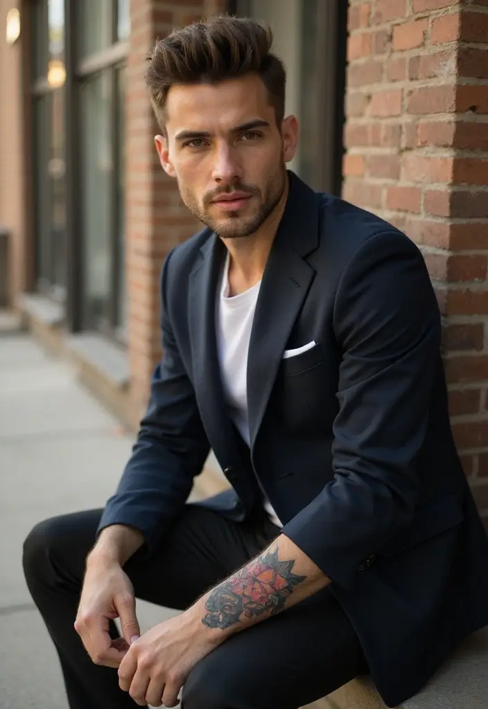 27 Lion Sleeve Tattoos for Men That Represent Courage and Pride - 13. Abstract Lion: Unique Interpretations