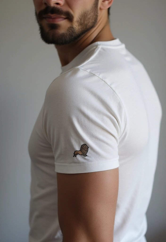 27 Lion Sleeve Tattoos for Men That Represent Courage and Pride - 9. Minimalist Lion: Simplicity in Design
