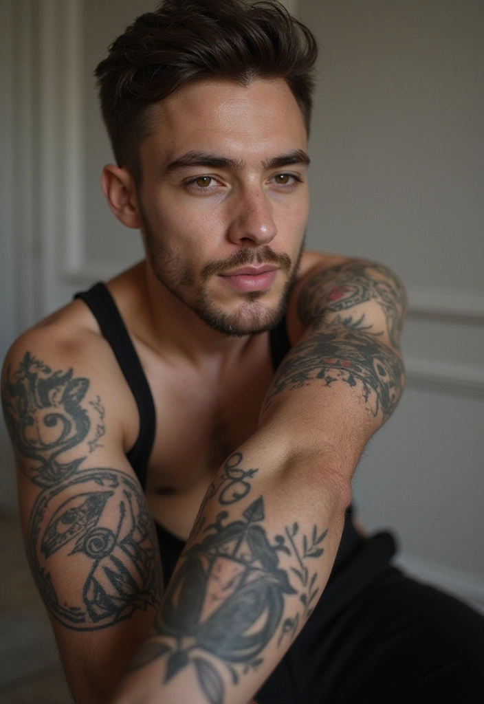 27 Masculine Arm Tattoos That Show Power and Confidence - 27. Personal Symbols