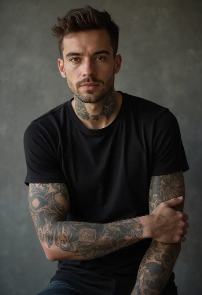 27 Masculine Arm Tattoos That Show Power and Confidence - 9. Skull Designs