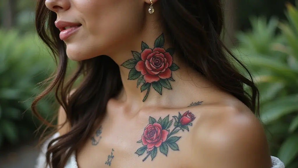 27 Neck Tattoos for Women That Look Bold and Classy
