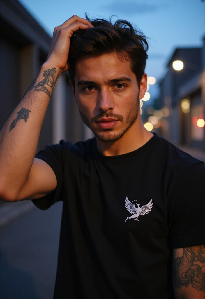 28 Angel Sleeve Tattoos for Men That Reflect Faith and Protection - 17. The Angel’s Blessing