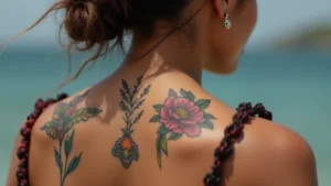 28 Behind the Neck Tattoos for Women That Look Trendy