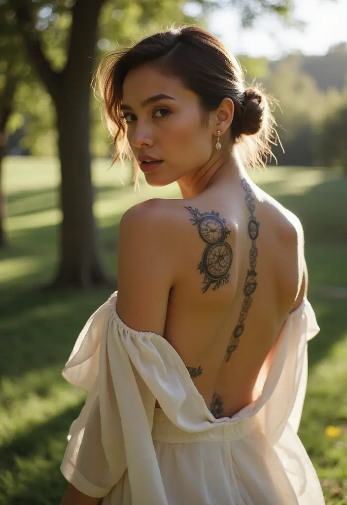 28 Spine Tattoos for Women Quotes That Tell a Meaningful Story - 25. 'One Day at a Time'