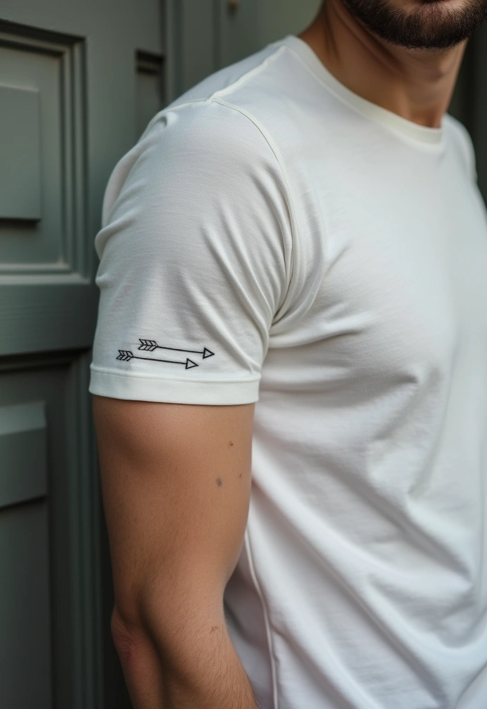 28 Unique Arm Tattoos for Men That Stand Out from the Crowd - 11. Simple Arrows
