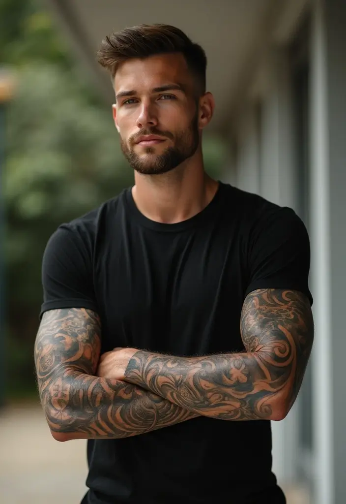 28 Unique Arm Tattoos for Men That Stand Out from the Crowd - 9. Spirals of Infinity