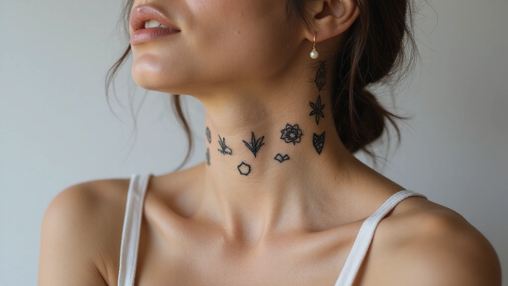 29 Neck Tattoos Women Throat That Exude Confidence