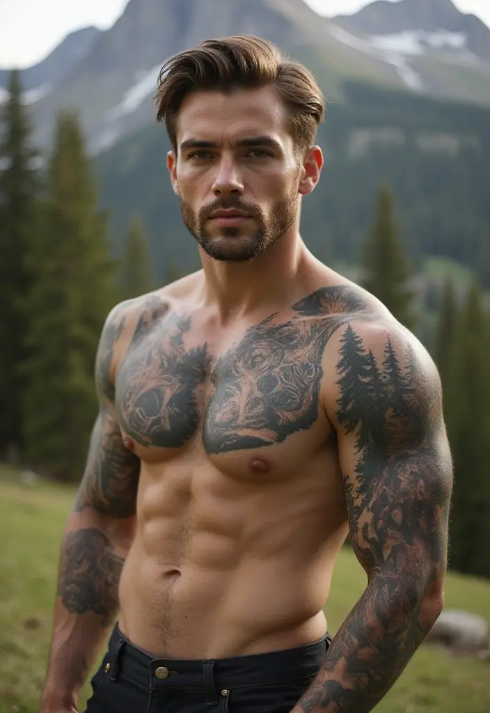 29 Viking Sleeve Tattoos for Men That Embrace Warrior Spirit - 18. The Guardian Bear