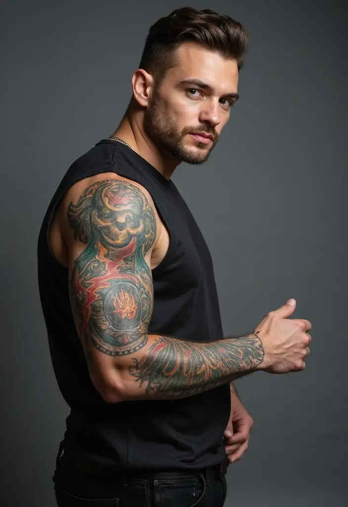 29 Viking Sleeve Tattoos for Men That Embrace Warrior Spirit - 2. Thor's Thunder