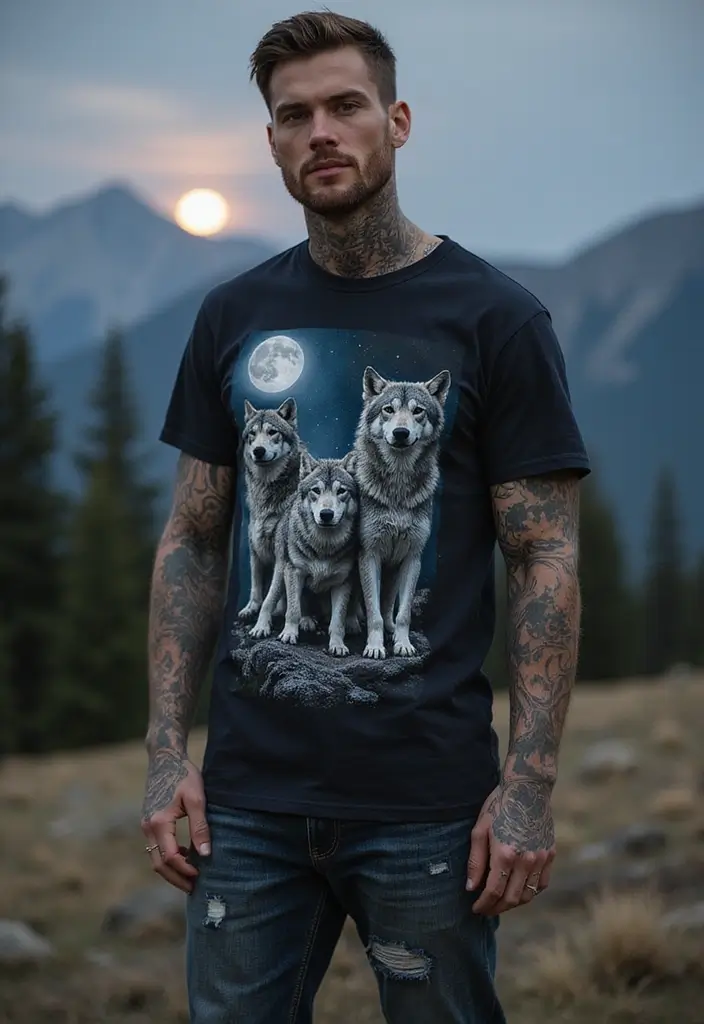 29 Viking Sleeve Tattoos for Men That Embrace Warrior Spirit - 6. The Wolf Pack