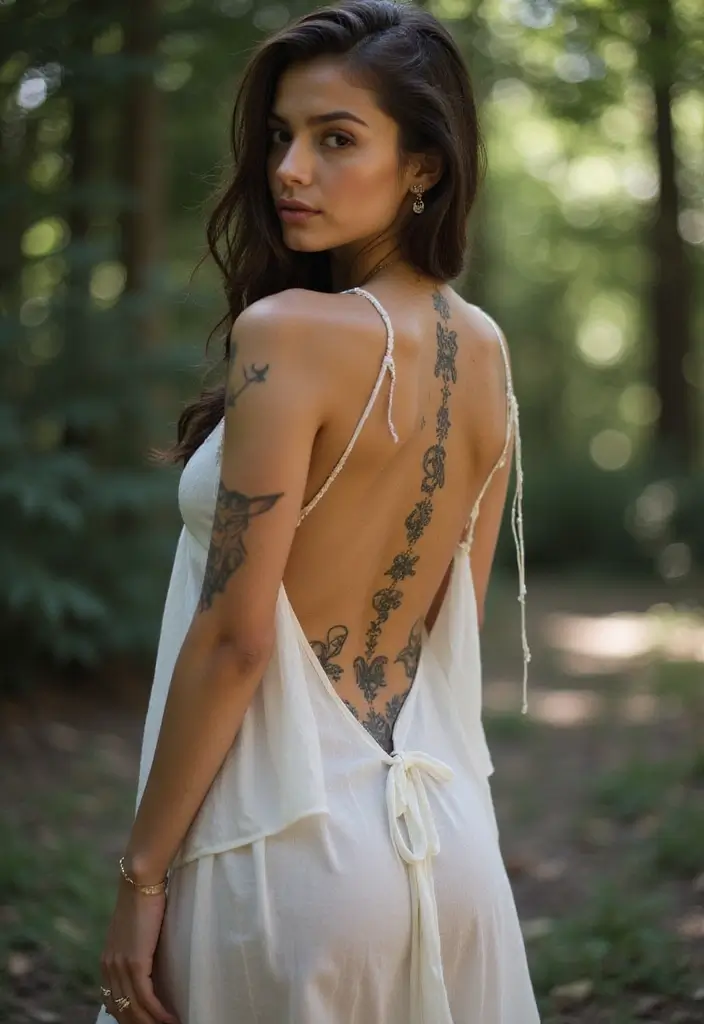 30 Dainty Spine Tattoos for Women That Look Effortlessly Chic - 17. Zodiac Signs