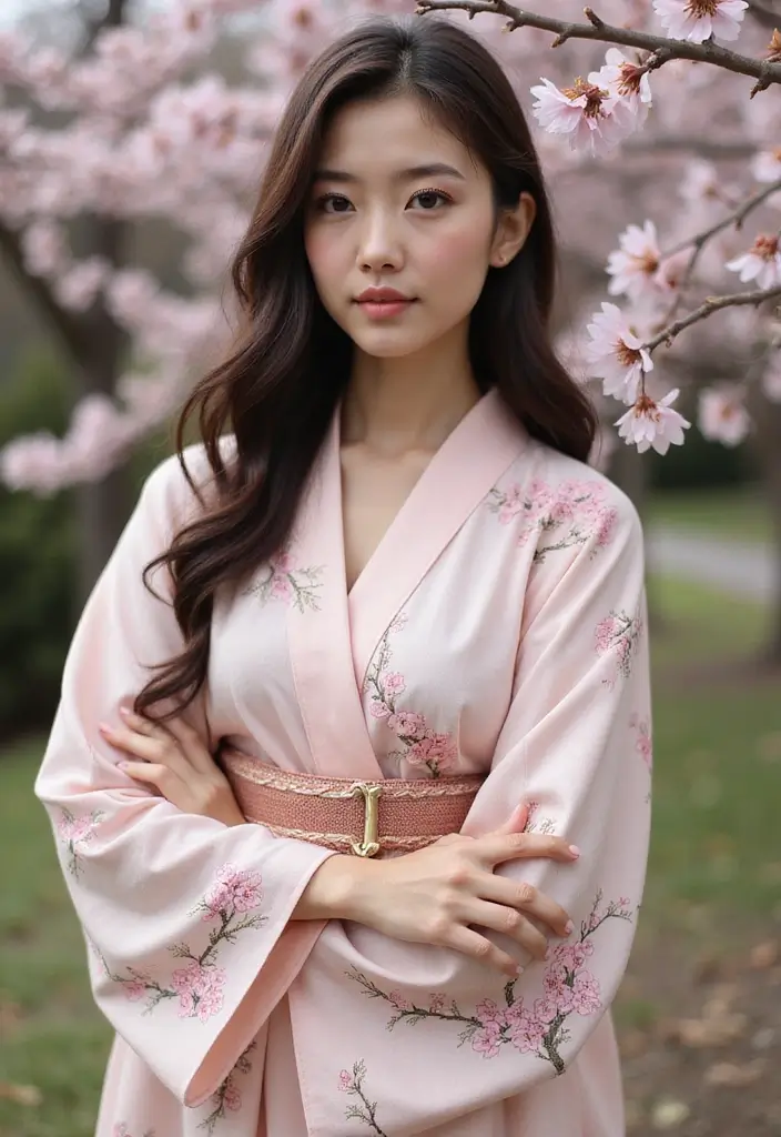 30 Pretty Spine Tattoos That Highlight Feminine Beauty - 5. Elegant Cherry Blossoms