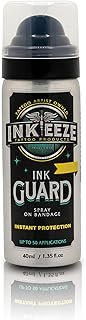 INK-EEZE Tattoo Ink Guard Spray on Bandage for Professional Artist to Pr...