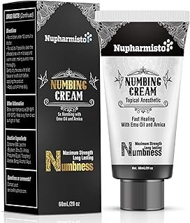 Numbing Cream Maximum Strength Long Lasting with 5x Numbing Emu Oil and ...