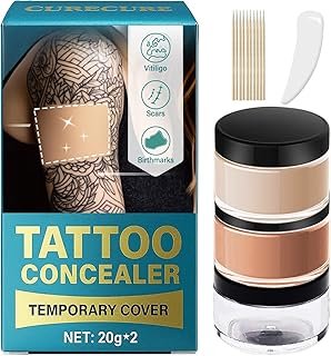 Tattoo Cover Up Makeup Waterproof, Full Coverage Concealer for Tattoos, ...