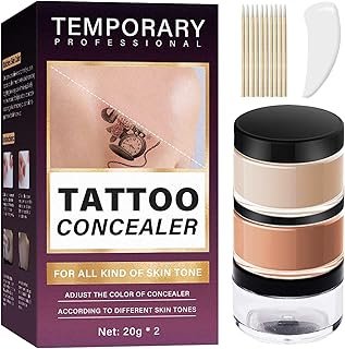 Tattoo Cover Up Cream,Instant Tattoo Cover Up Makeup Waterproof,Invisibl...