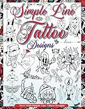 Simple Line Tattoo Designs: Big Book Of Small Tattoos. Over 1400 tattoos...