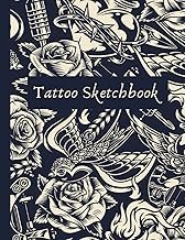 Tattoo Sketchbook: Tattoo artist sketchbook, 120 large blank pages (8.5
