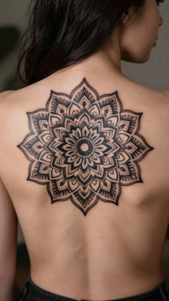 17 Classy Tattoos for Women Over 40 With Confidence - 9. Timeless Mandalas 1