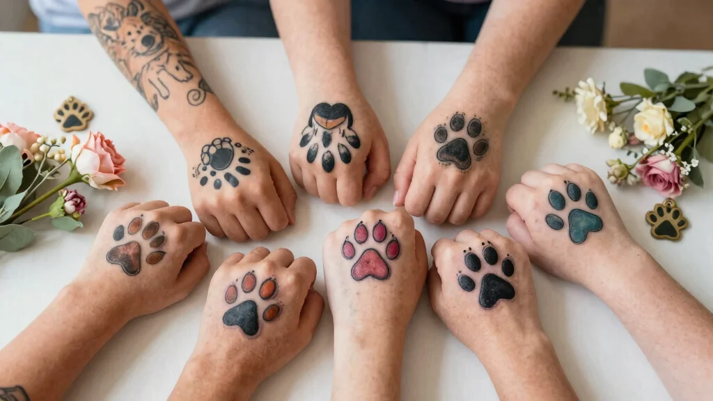 17 Dog Paw Tattoos for Women With Heartfelt Meaning