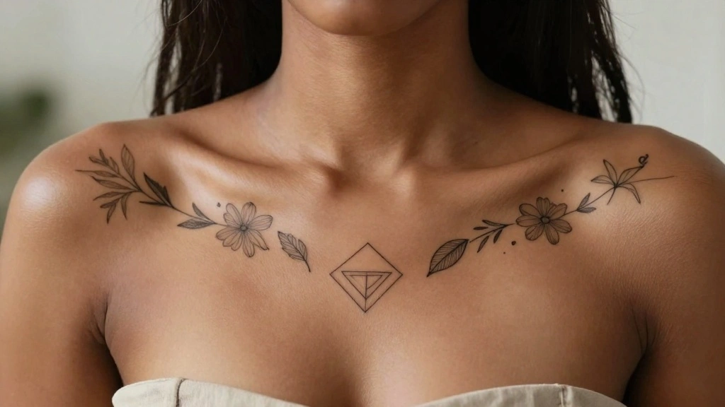 17 Unique Collar Bone Tattoos for Women With Style