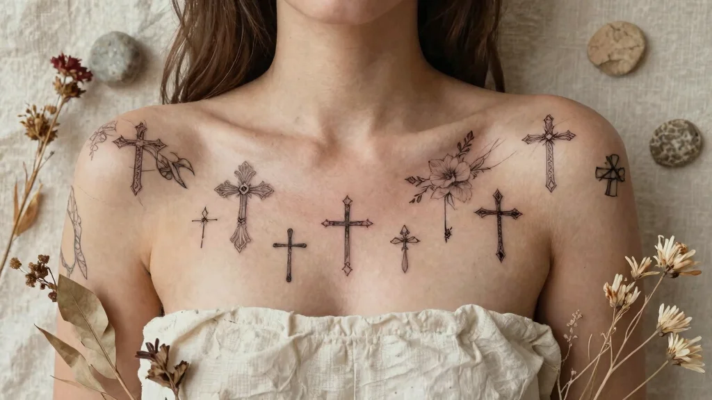 18 Dainty Cross Tattoos for Women With Minimal Style