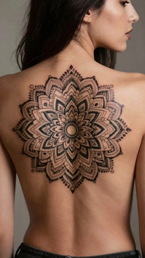 18 Elegant Classy Tattoos for Women That Never Age - 6. Sophisticated Mandala 1