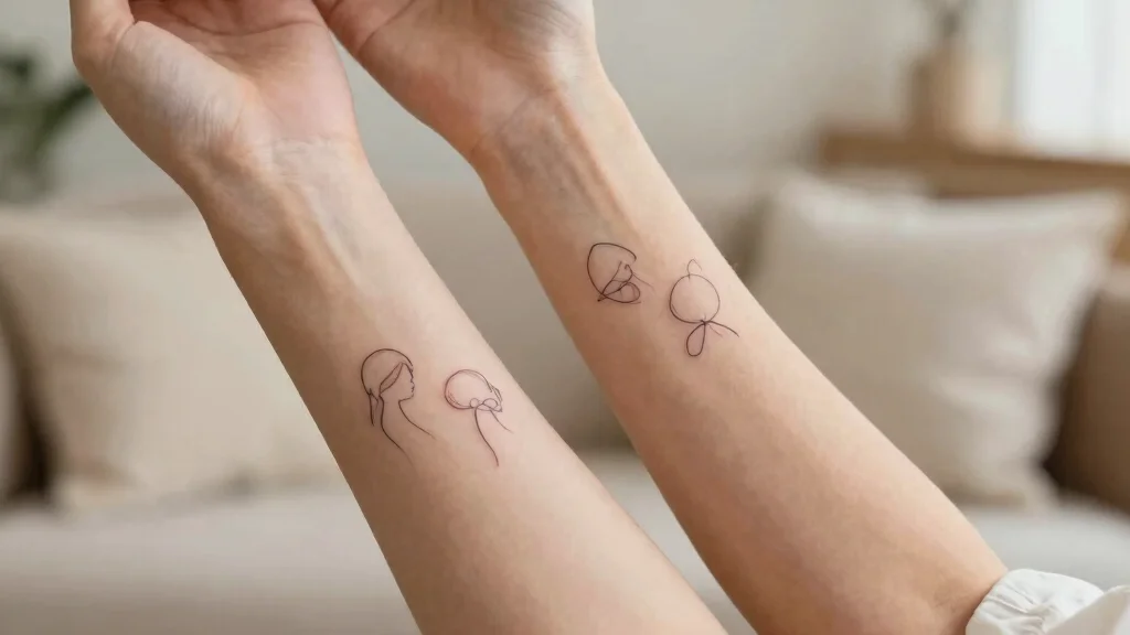 18 Matching Mom and Daughter Tattoos With Love