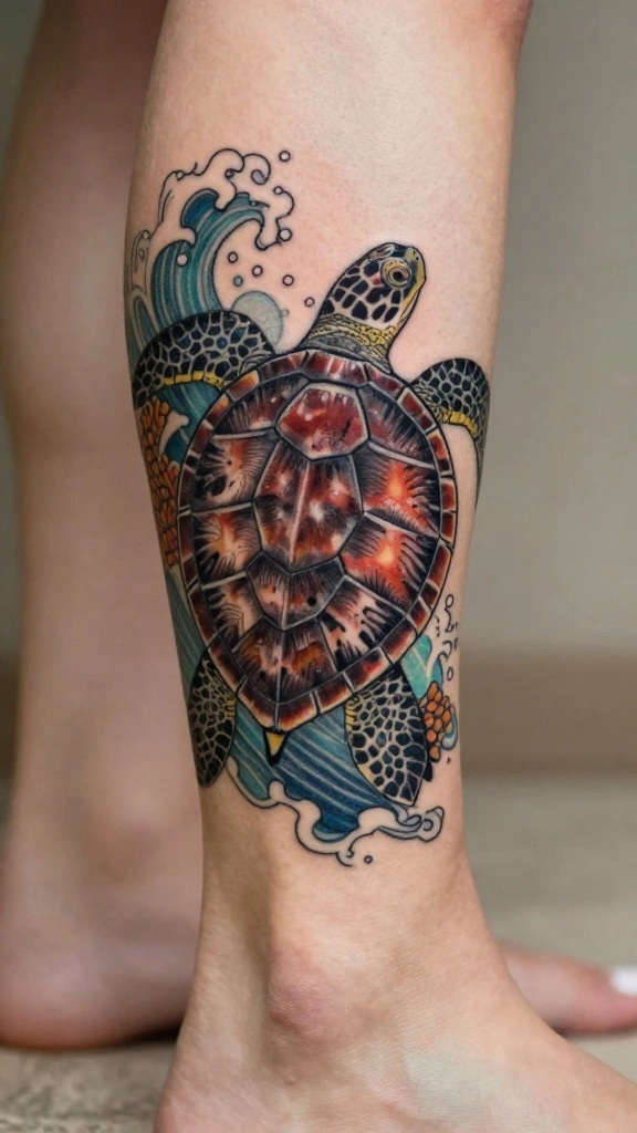 18 Native American Tattoos for Women With Cultural Depth - 4. Turtle: The Earth’s Protector 1