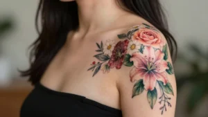 18 Upper Shoulder Tattoos for Women You’ll Love