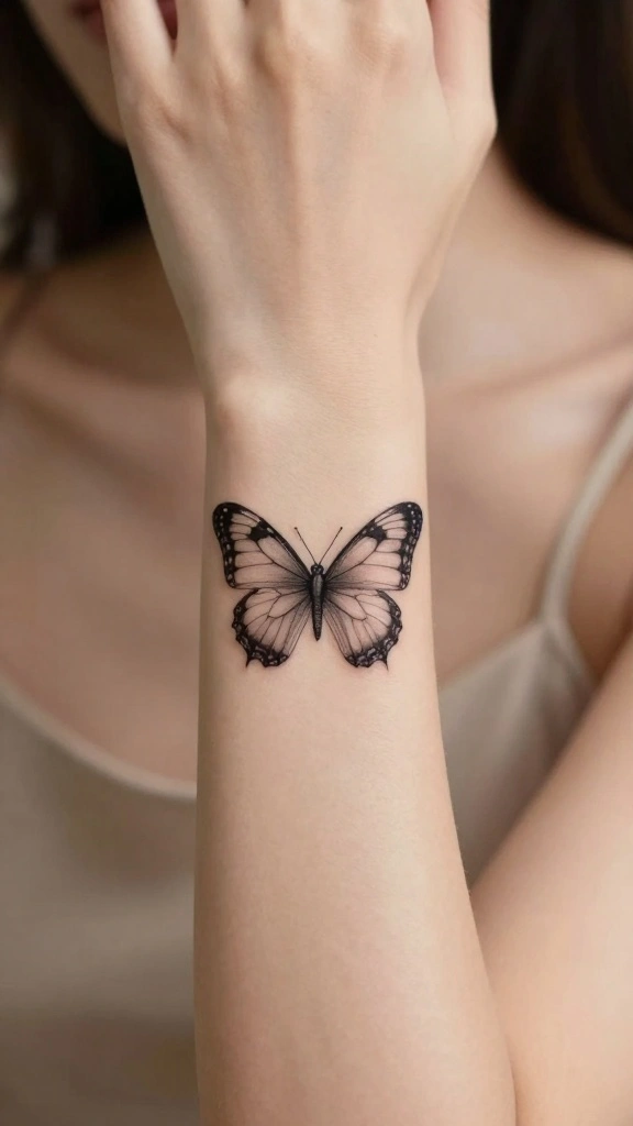 20 Small Tattoo Ideas for Women With Big Impact - 8. Small Butterfly 1
