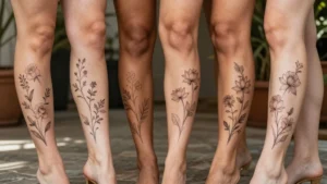 15 Lower Thigh Tattoos Women Ideas for a Subtle Look