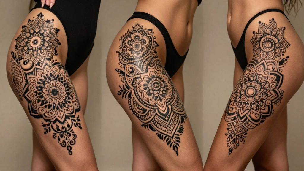 16 Thigh Tattoos Women Mandala Ideas (Detailed & Stunning)
