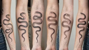 17 Feminine Arm Snake Tattoos for Women Ideas