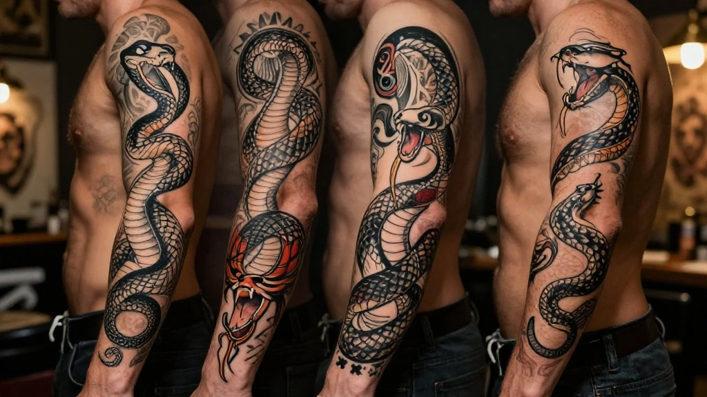 18 Bold Snake Forearm Tattoos Men Ideas