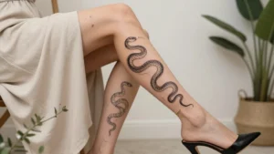 18 Snake Tattoos for Women Leg Ideas That Turn Heads