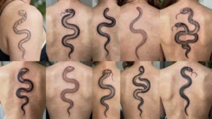 18 Stunning Snake Tattoos on Back Ideas