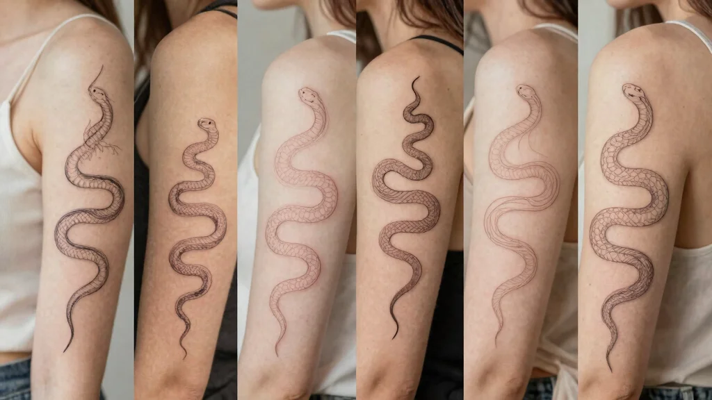 18 Women Snake Tattoos Ideas