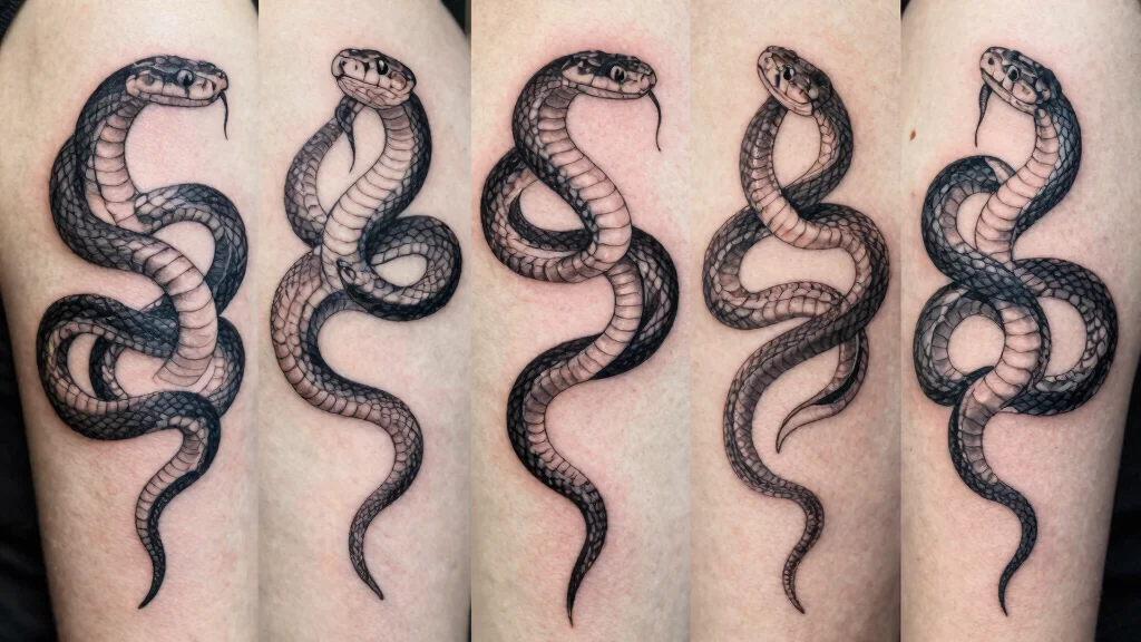 19 Gorgeous Spine Snake Tattoos for Women Ideas