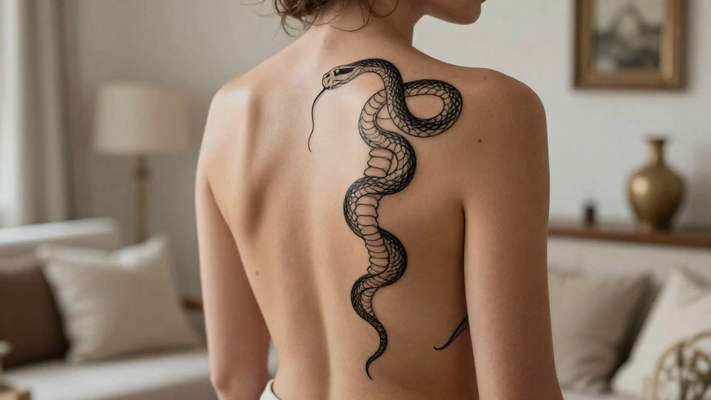 20 Sexy Snake Spine Tattoos for Women Ideas