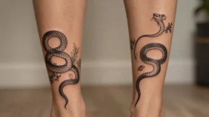 10 Snake Ankle Tattoos With Delicate Edge